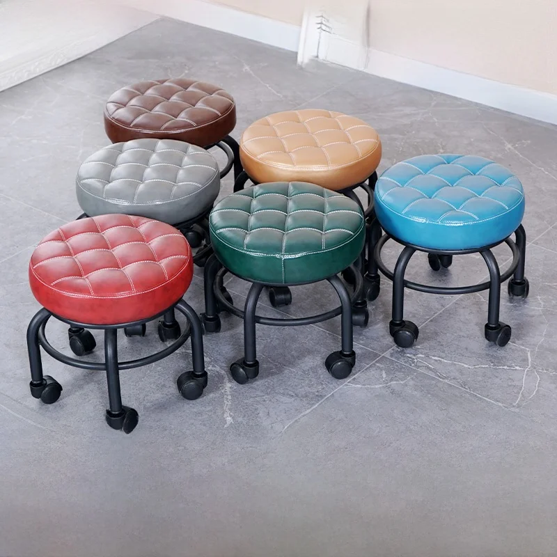 universal-wheel-small-stool-home-use-floor-cleaning-nail-beauty-foot-care-low-stool-child-caring-roller-stool-modern-simple-l