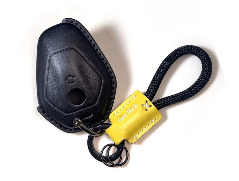 Leder-Schlüsseletui für BMW R1300RT R1300RT 1300RT 1300GS 1300GS R1300GS ADV Adventure Motorrad Fob Cover Shell Zubehör – Detail 3