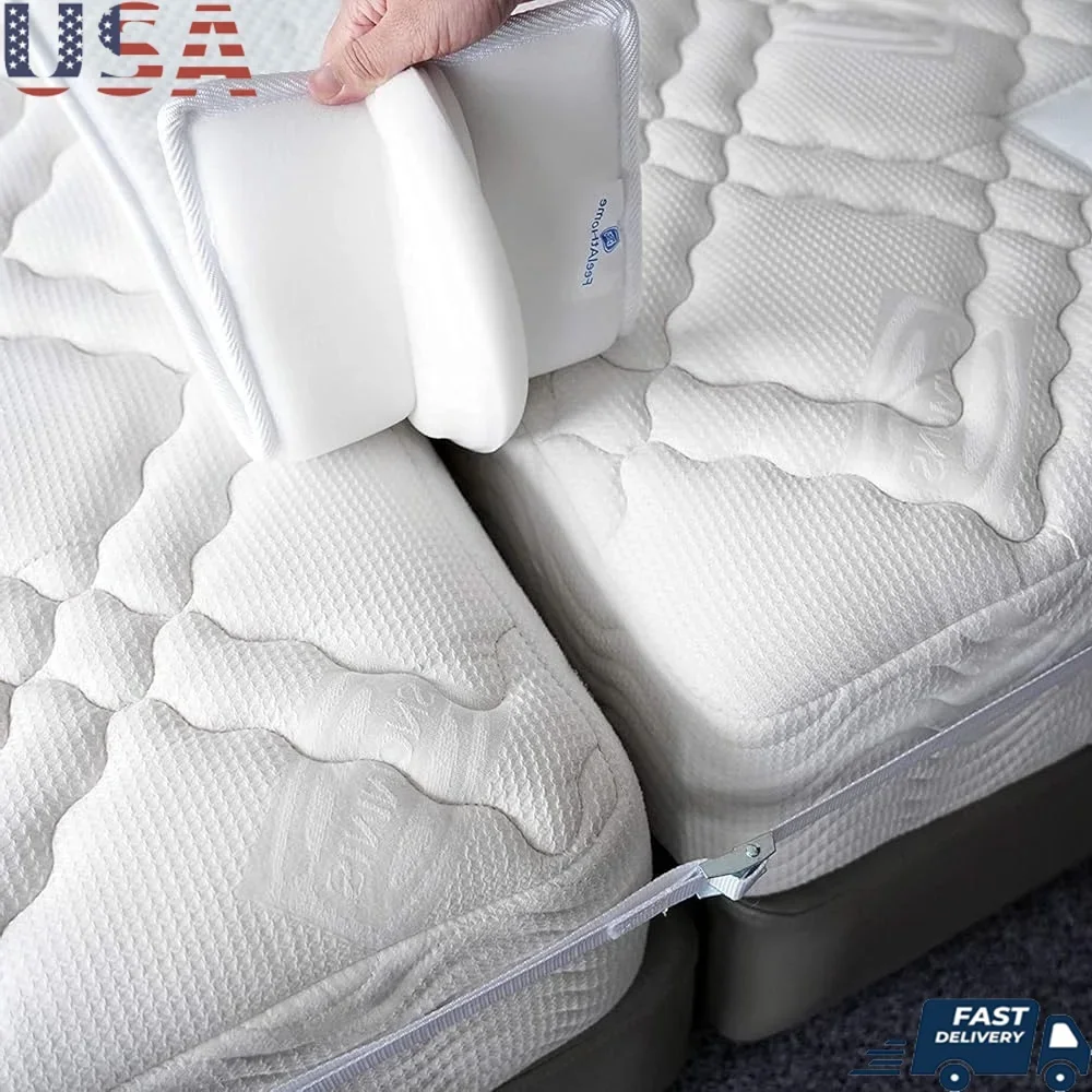 

Twin to King Bed Converter Kit Bed Bridge Connector Twin XL Full Queen Mattresses Seamless Mattress Joiner Guest Accommodations