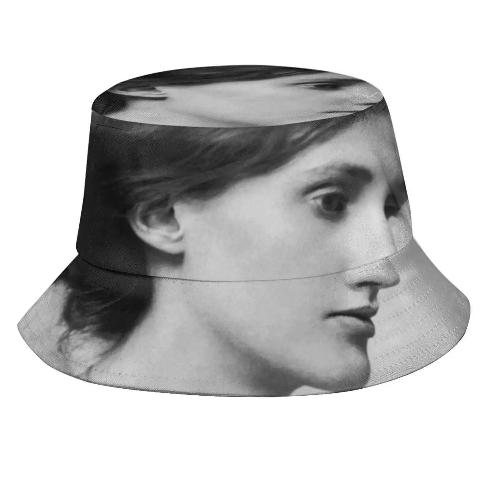 Virginia Woolf Portrait Uv Protection Foldable Bucket Hats Women Men Virginia Woolf Literary Bookworm British England Feminist