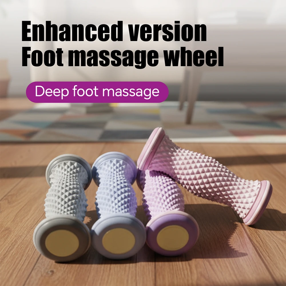 

Роликовый массажер для ног для облегчения подошвенного фасциита, акупрессурная терапия, глубокая релаксация мышц, домашний фитнес-инструмент для всего тела