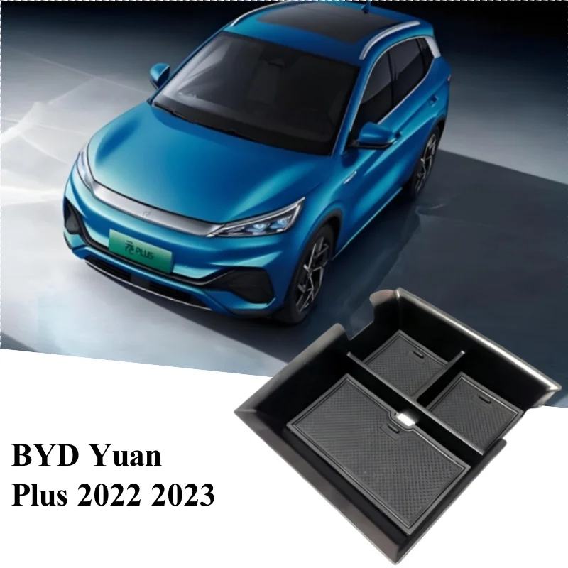 

For BYD Atto3 Atto 3 2022 2023 2024 EV Yuan Plus Interior Accessories Car Center Console Armrest Storage Box Organizer
