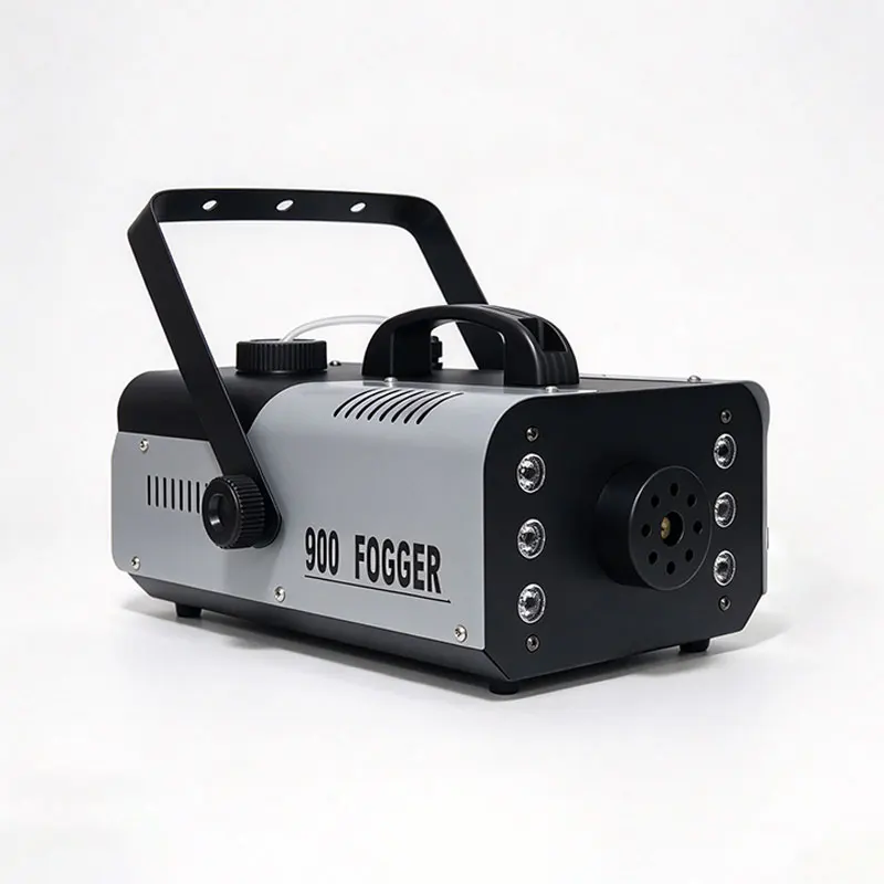 900W 6 LEDs Fog Machine Wireless Wired & Remote 2l Tank 8m Spray Stage Smoke Effect For Halloween Christmas Wedding Bar Dj Party