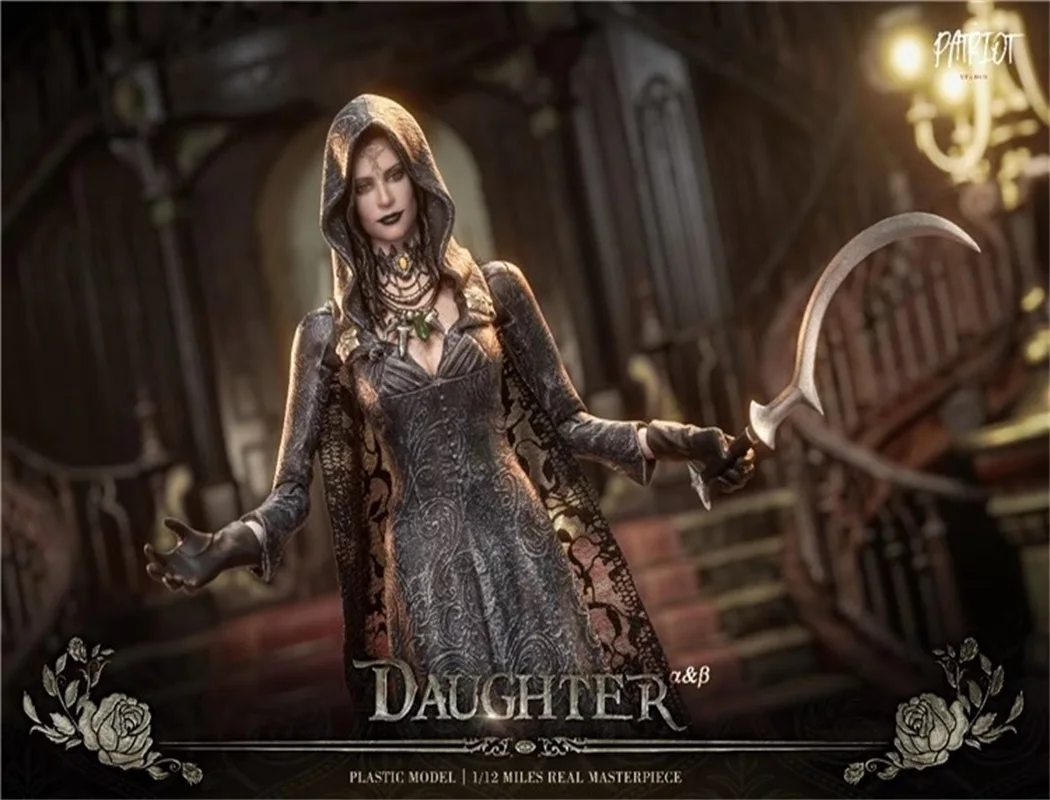 باتريوت ستوديو 1/12 أنثى الجندي ابنة برأسين نحت 6 ''عمل الشكل دمية نموذج اللعب في الأوراق المالية #4