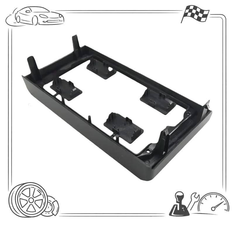 

9-дюймовая автомобильная рама, адаптер для фасции, Android-радио, комплект панели приборной панели для Audi 100 (C3) 1988-1990 гг.