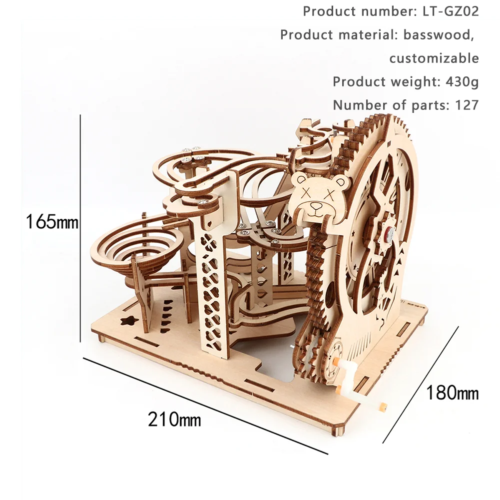 3D Wooden Puzzle Family Game Ball Wooden Puzzle Holiday Gift Home Decoration Wooden Puzzle