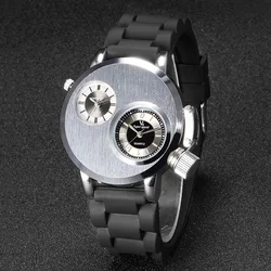 Couple Watch for Men Women Unisex Simple Unusual Dial Quartz Wristwatch Male Ladies Conceptual Pointer Elegant Man Wrist Clock