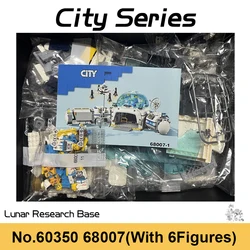 835pcs City Series Lunar Research Base Building Blocks Space Station Lunar Lander Astronaut Bricks Toys For Children Gifts