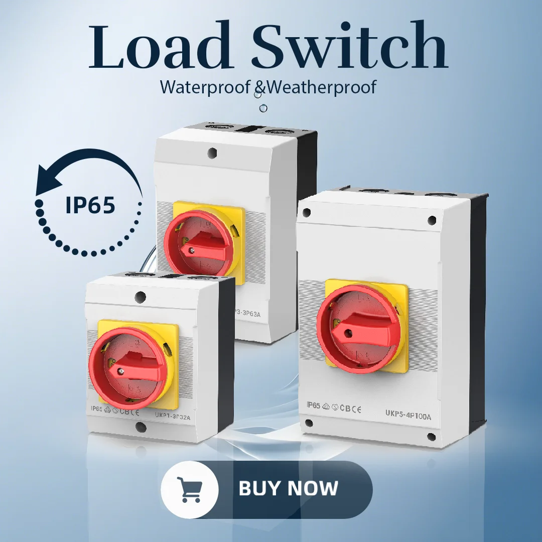 4 pôles 16A 32A 40A 3 pôles 63A 150A électrique IP65 AC isolateur interrupteur charge interrupteur étanche ON OFF interrupteurs de déconnexion