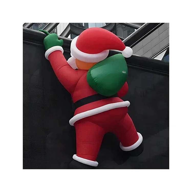 Hot Sale Outdoor Christmas Mall Street Decoration Santa Large Inflatable Christmasfactory outlet
