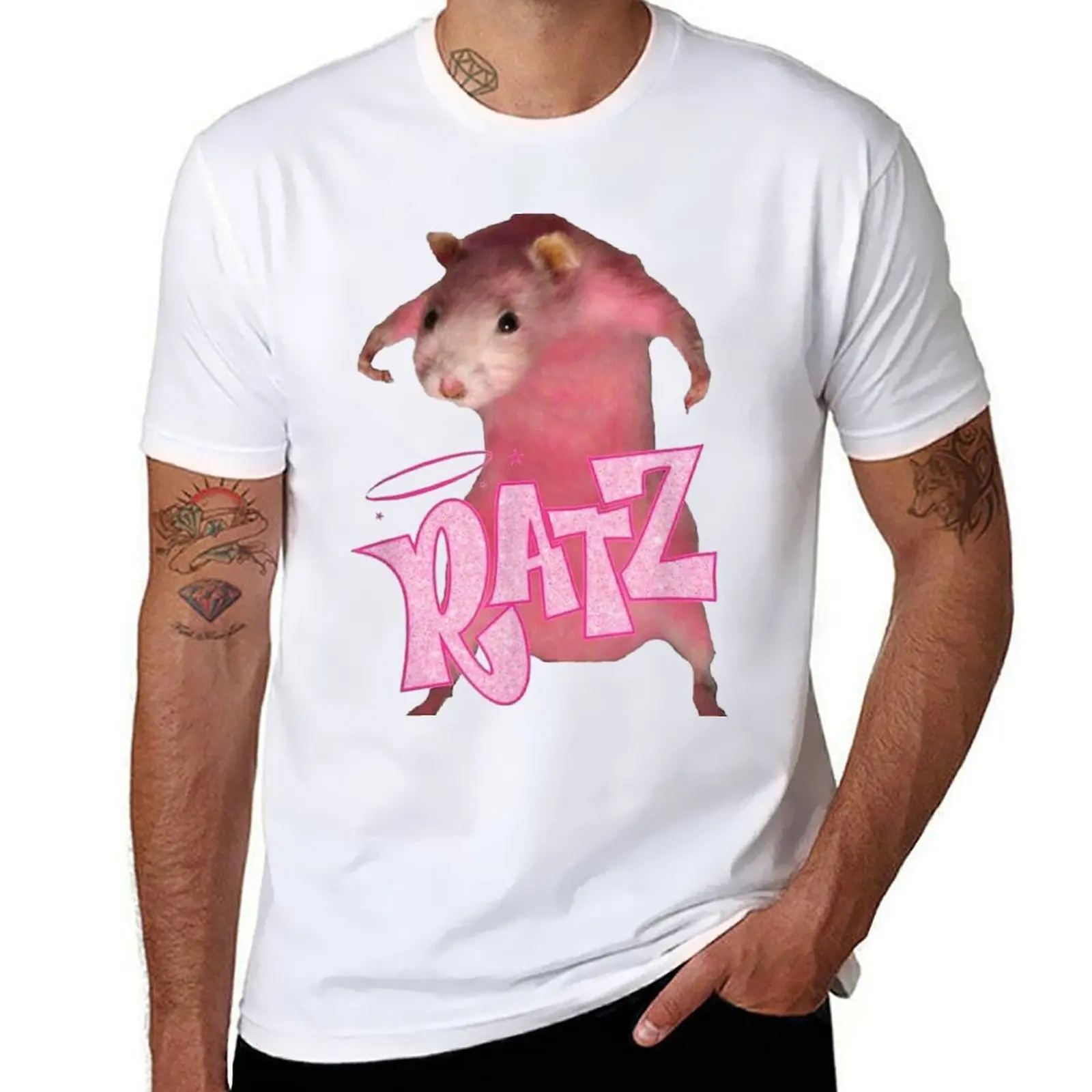 

RATZ FUNNY RATT PINK RATZ T-Shirt funny t shirts man t shirt man plain T-Shirt