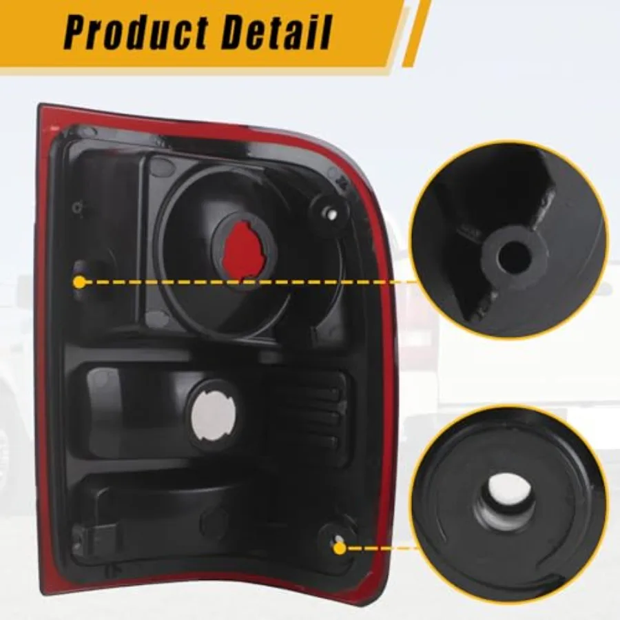 Tail Light Compatible With 2006 2007 2008 2009 2010 2011 Ranger Rear Light Brake Lamps 6L5Z13404AA view 3