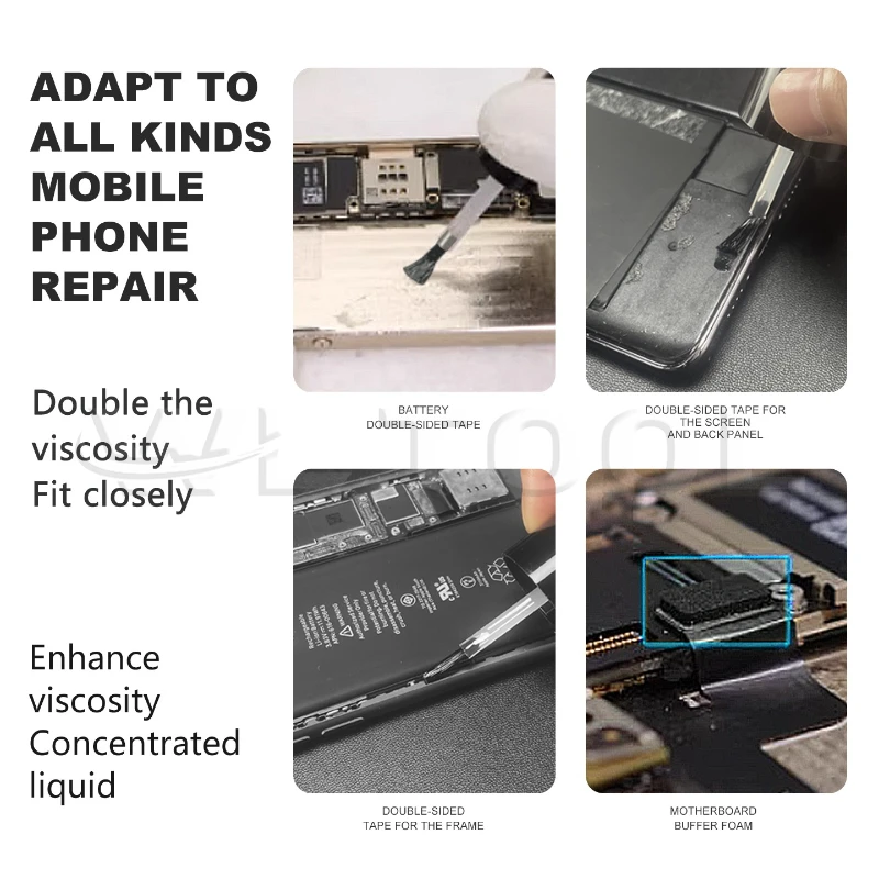 شريط تمهيدي مزدوج الجوانب M088 20 مللي تعزيز لاصق لإصلاح الهاتف شاشة البطارية علاج سريع لزوجة عالية الغراء المعونة #3