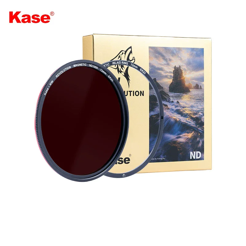 Filtre magnétique Kase KW Revolution Plus ND8 ND64 ND1000 49 52 58 62 67 72 77 82 95mm
