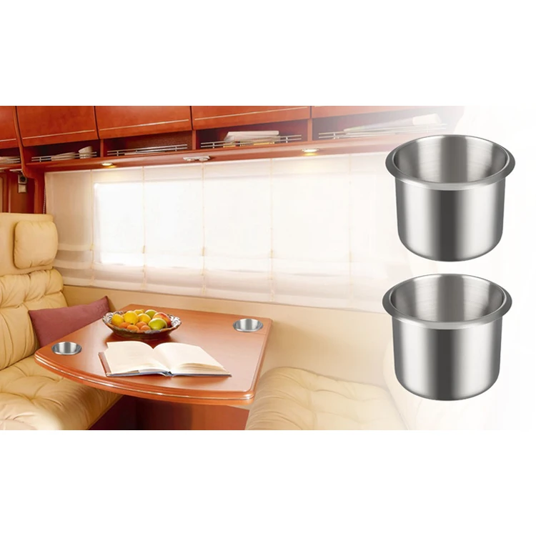 

HWhongRV Кемперван Подстаканник из нержавеющей стали для стола и дивана на колесах