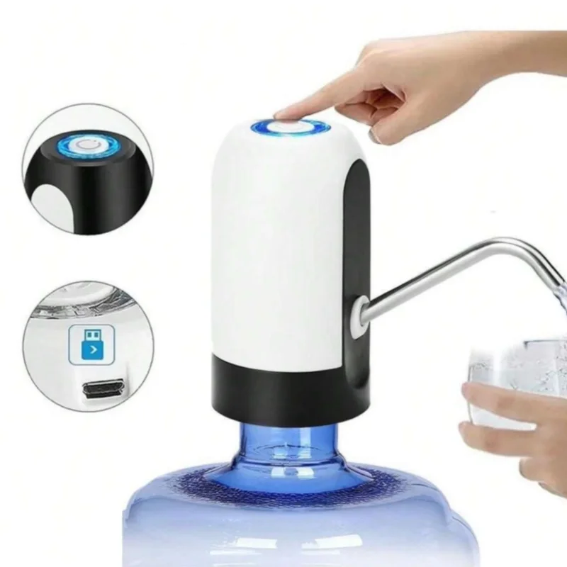 Pompe à eau de bureau avec chargement USB, distributeur d'eau automatique, bouilloire portable, camping en plein air