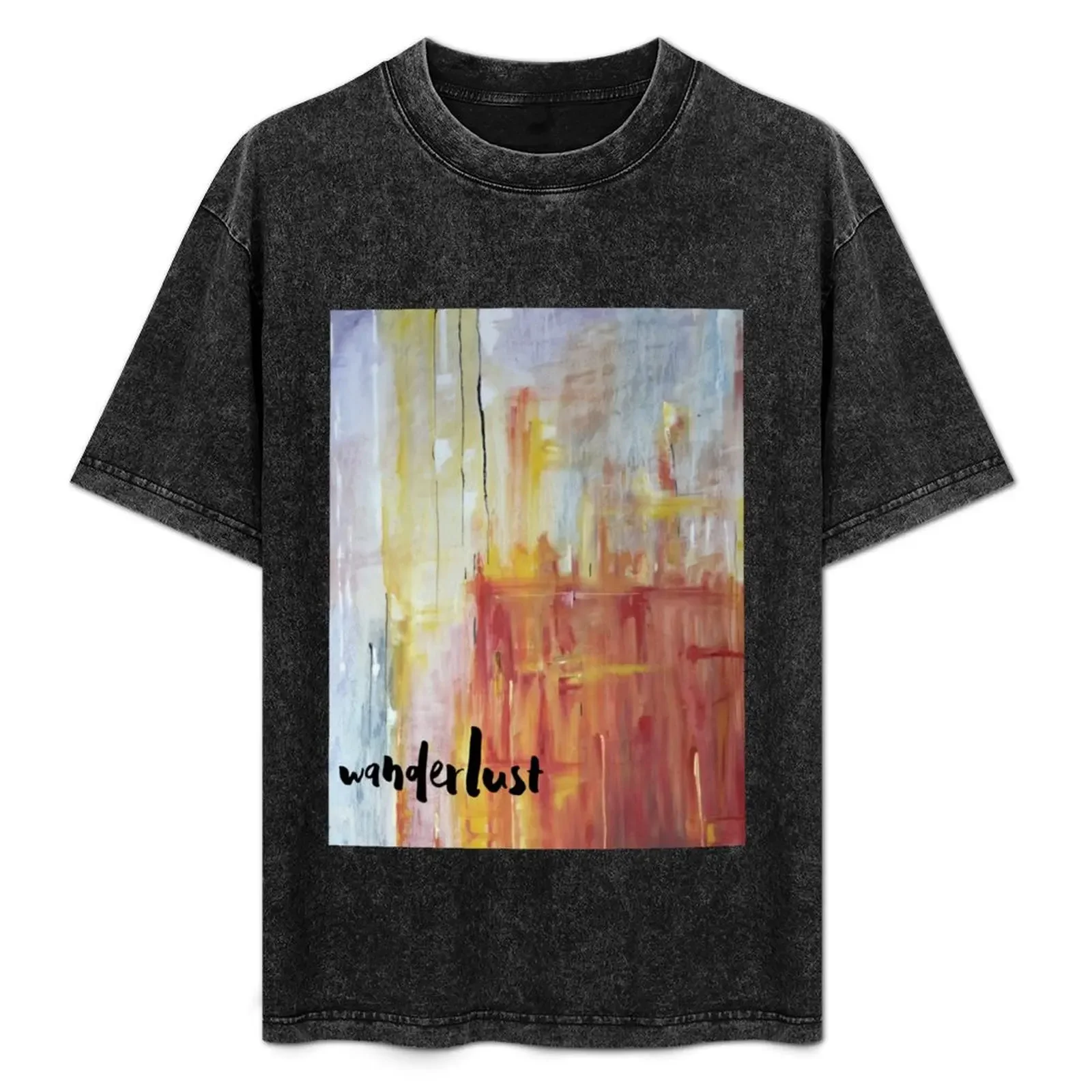 

Wanderlust - Painting T-Shirt sweat new edition oversized t shirt T-shirts man mens t shirts casual stylish