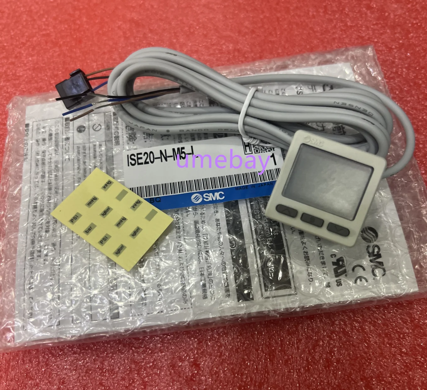 Imagem -04 - Sensor de Pressão Ise20-p-c6l-lb Ise20-n-m5-l Ise20-n-m-m5-l Ise20-n-p-m-m5-l 1pc