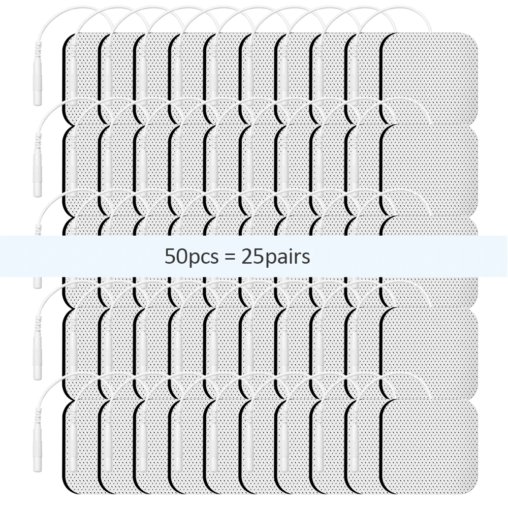 Physiotherapie Zehn-Elektrode ​ Pads Leitfähiges Gel Therapeutischer Pulsdruck Elektrischer Kompex Muskelstimulator Massagepflaster