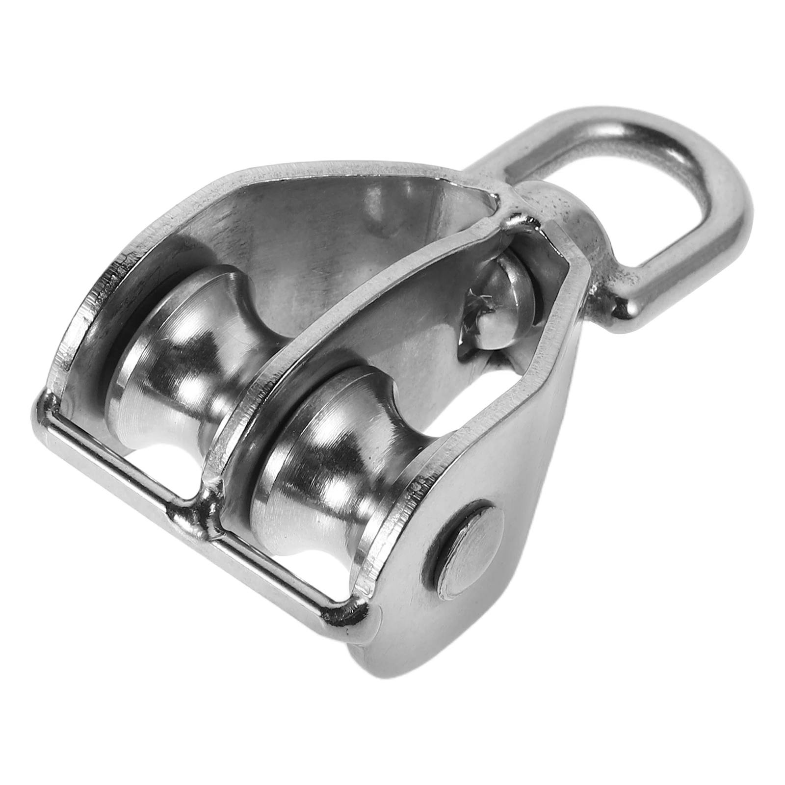 

Stainless Steel Fishing Network Auxiliary Pulley for Line Release Cable Wheel Weight Lifting Hanging Wire Towing