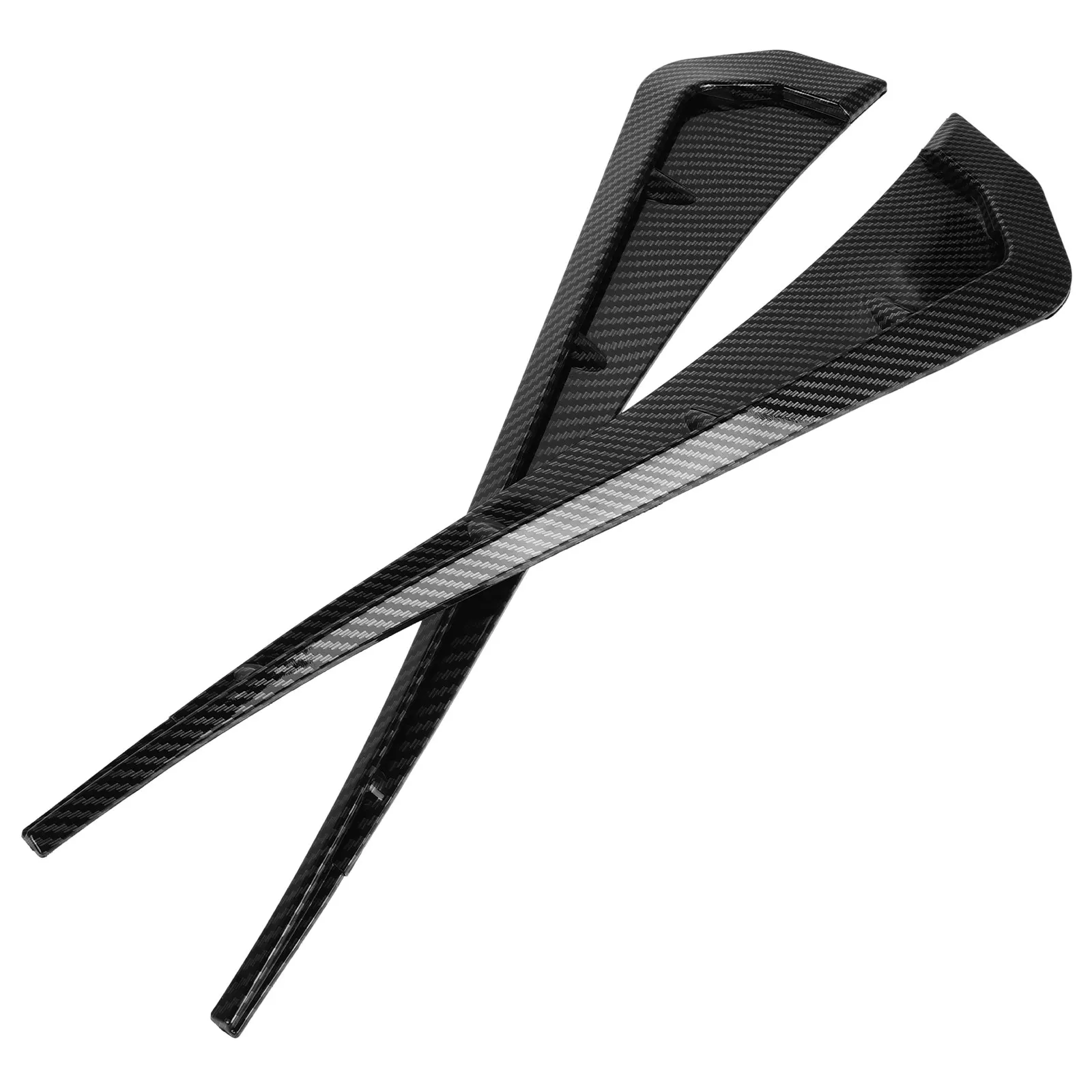 

1Pair Realistic Civic Side Vent Trim Replacement Universal Car Side Vent Cover Decor for Exterior Styling Wind Protection Easy