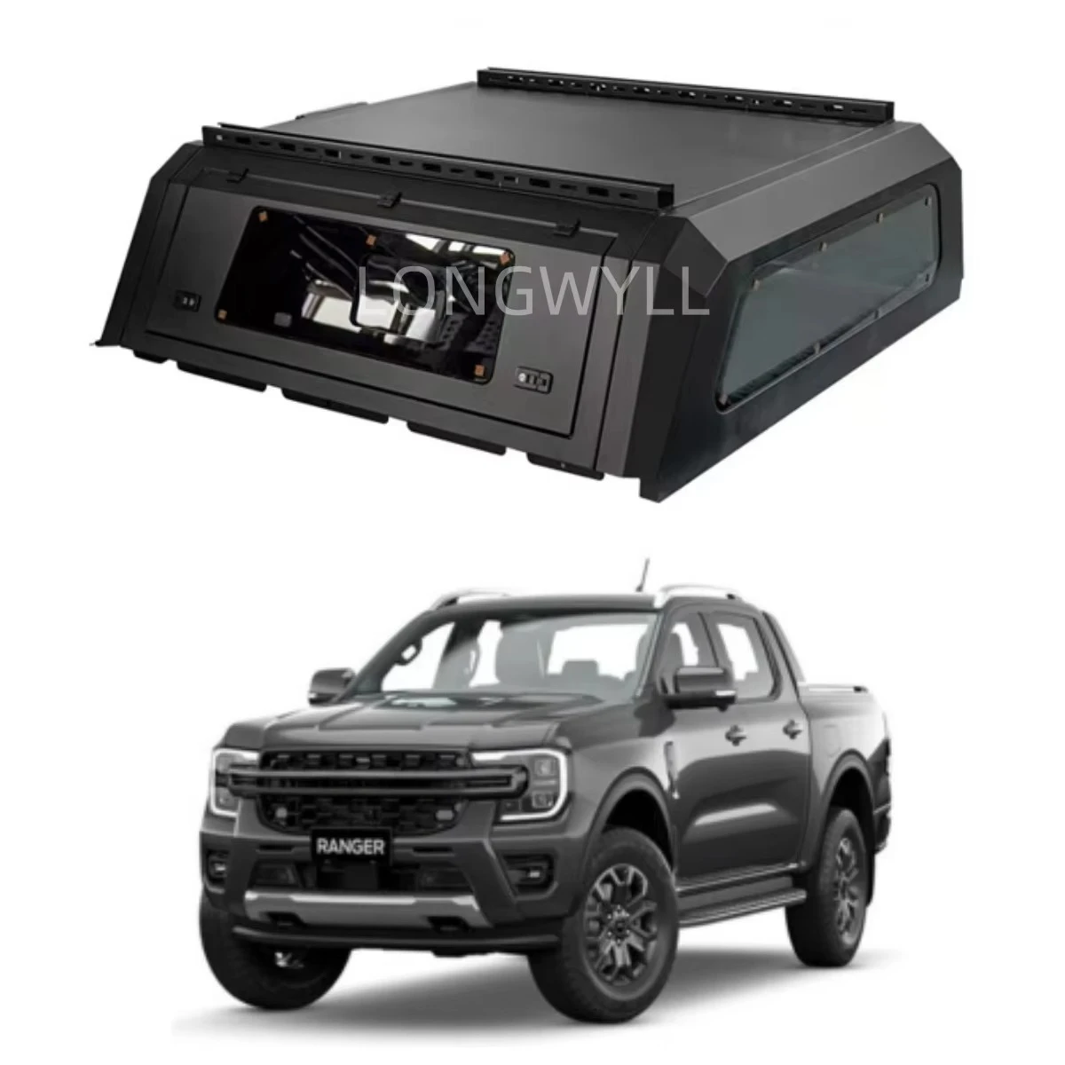 

High Quality Aluminum Alloy Retractable Roller Lid for Pickup Trucks Locking Compatible Ranger Wildtrak-C