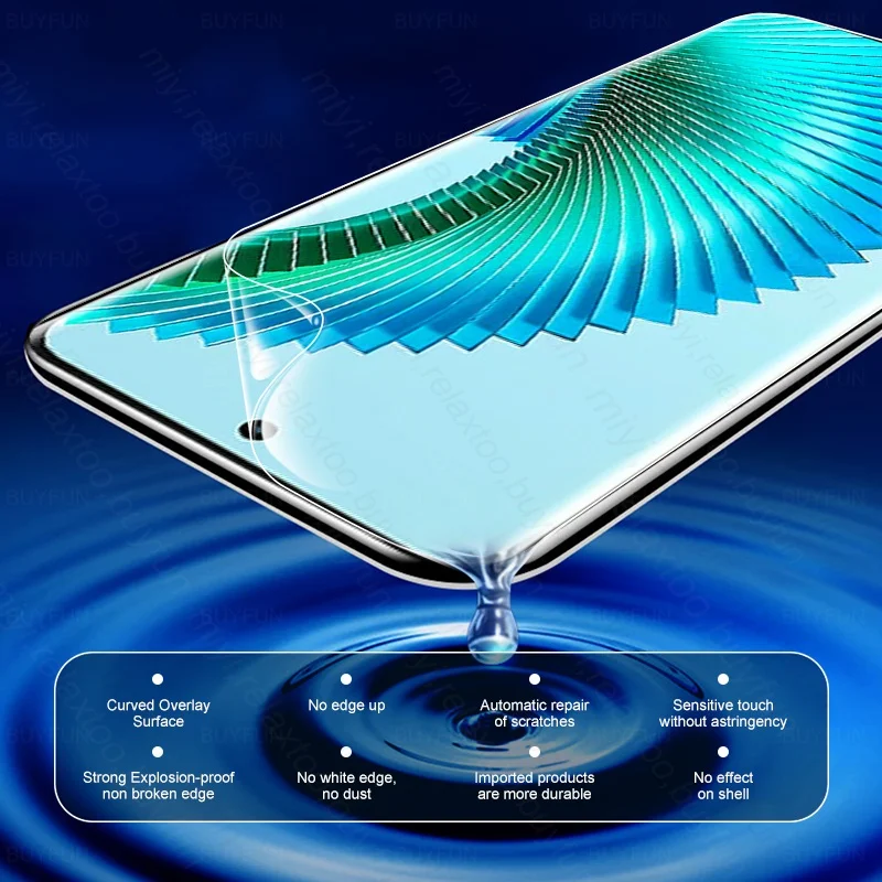 Magic 6 Lite 5G 4PCS 30000D Curved Soft Hydrogel Film Screen Protector For Honor Magic6 Lite 6Lite Light Magic6Lite 5G Not Glass