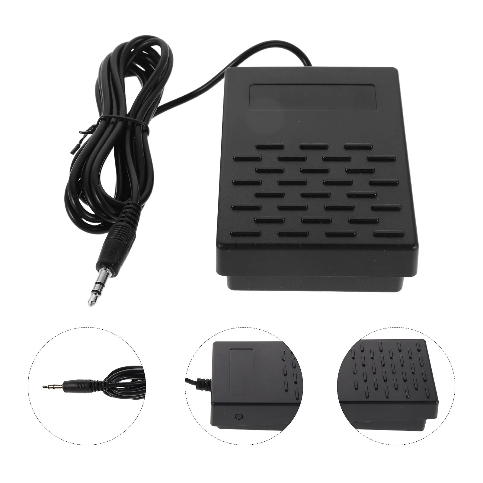 Sustain Pedal 3.5mm Connector Universal Polarity Switch Midi Keyboard Digital Piano Synthesizer Non-Slip Heavy Design Keyboard