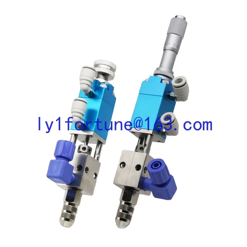 AF-21 Precision Thimble Dispensing Valve Micrometer Spray Glue Gun Glue Machine Needle Dispensing Machine Accessories UV Glue