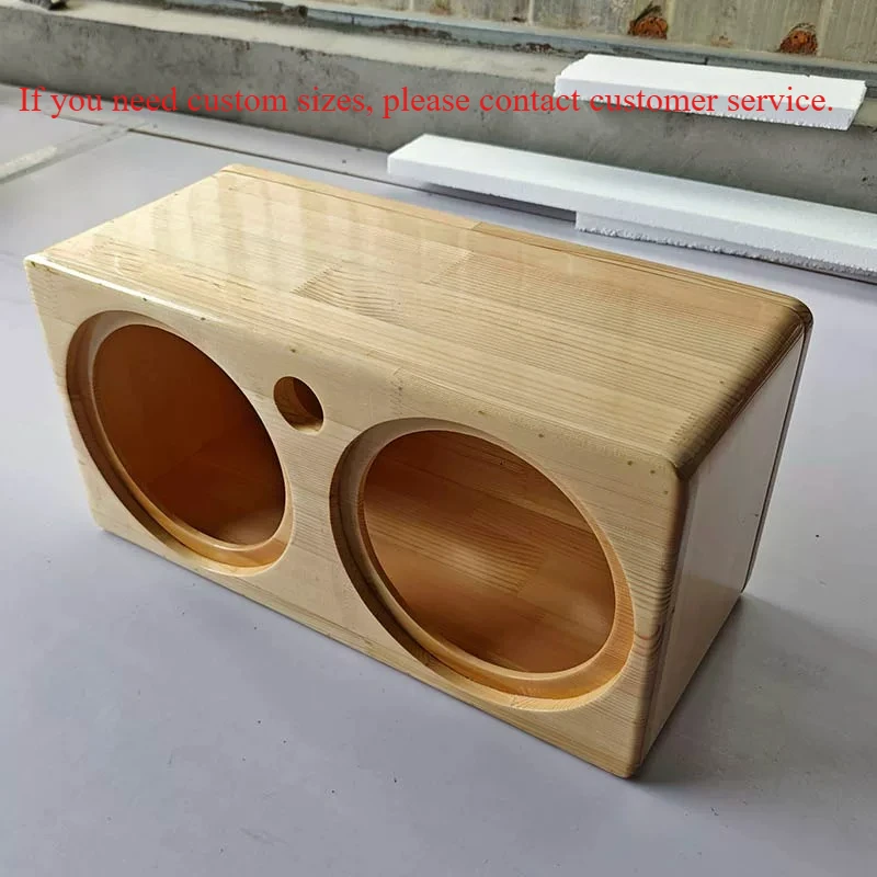 Custom Solid Wood Speaker Enclosure, DIY Empty Box For Car Center Subwoofer, Wall Mount Speaker Cabinet Stand