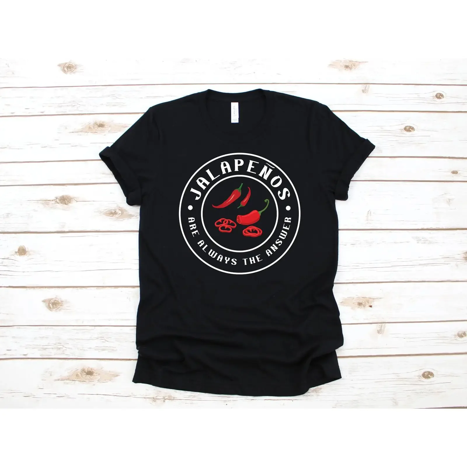 Red Jalapenos Funny Pepper T Shirt SweaT Long Sleeve Child Apparel  vintage Washed Comfortable Versatile streetwear Breathable