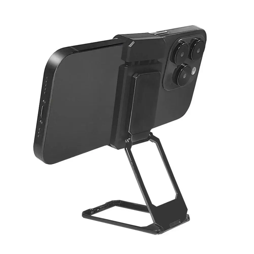 360 Rotation Foldable Stand Back Clip Phone Holder Portable Multi Desk Metal Kickstand Angle Adjustable Finger W2V3