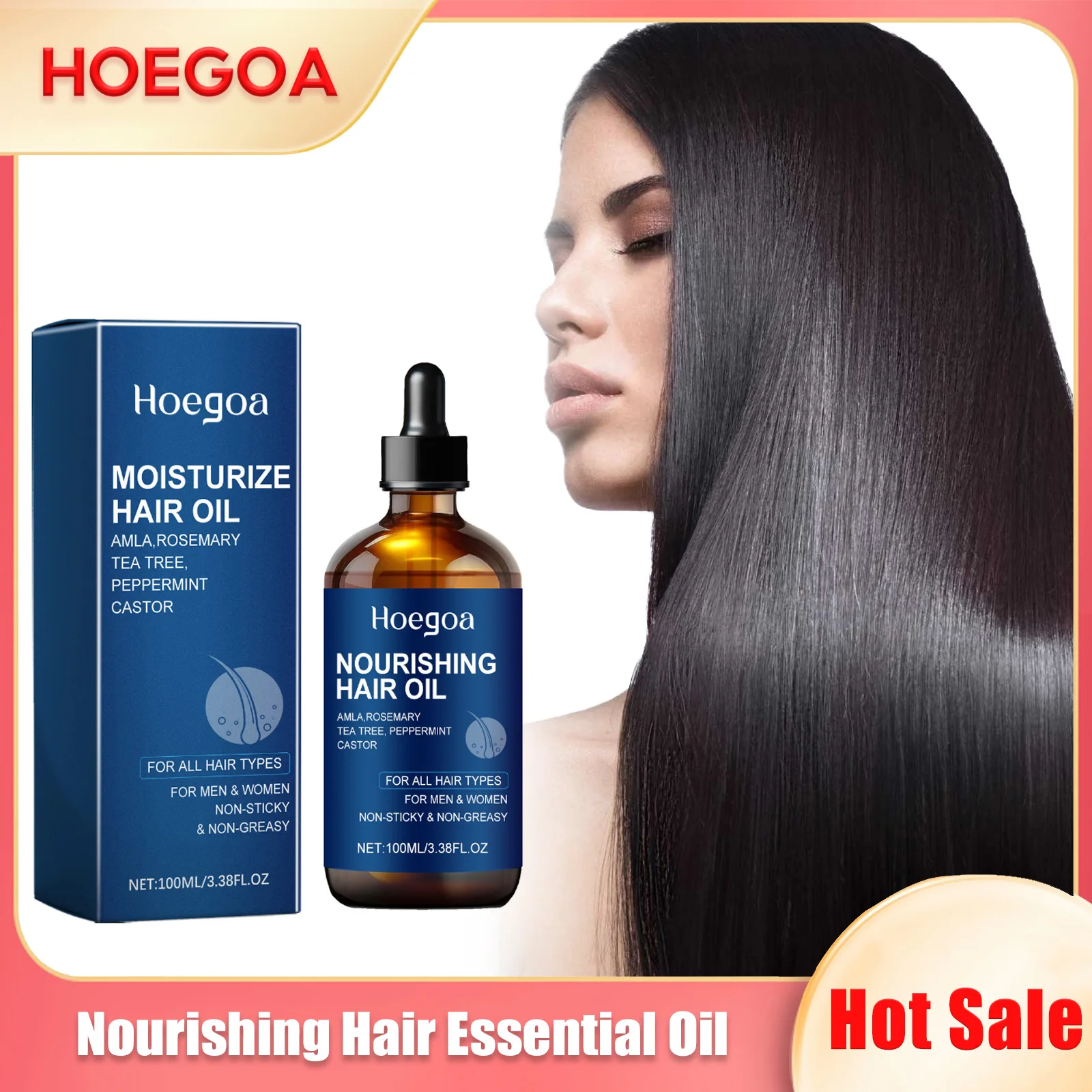 Repair Hair Essential Oil Deep Nourishment Damage Roots Split Smoothing Silky Strengthen Straightening Hair Shiny Hair Care Oil