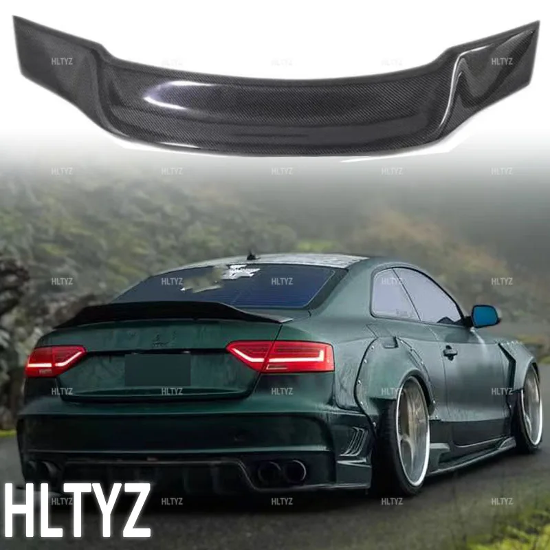 

Suitable for 2009-2016 Audi A5 b8/b8.5 trunk lid spoiler high-quality glass resin carbon fiber car tuning accessories
