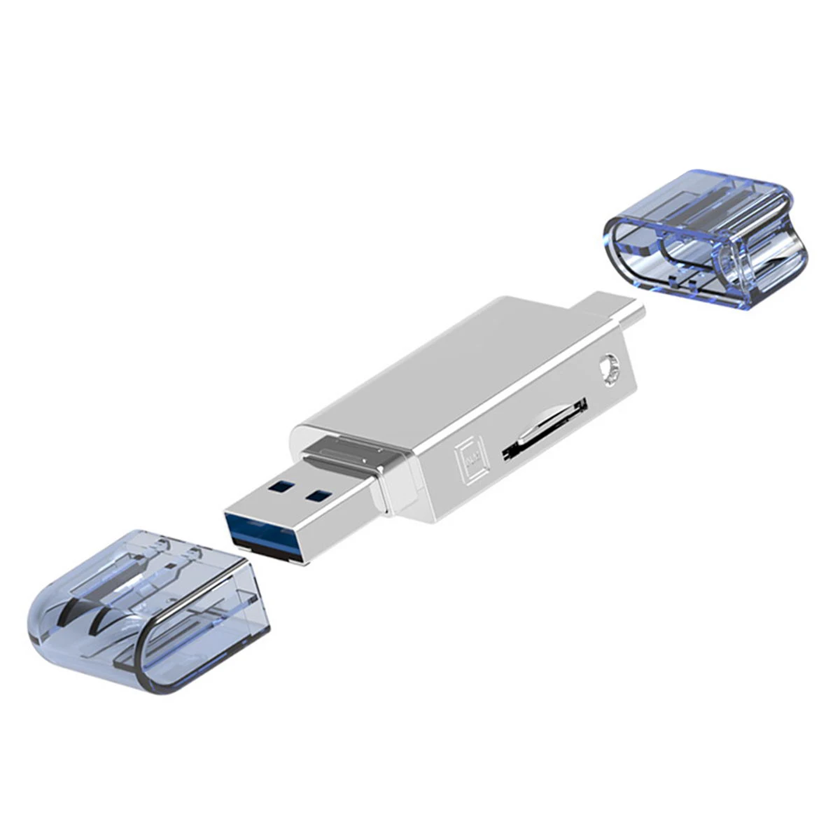 USB-C ประเภท c/usb 2.0ไปยัง NM นาโนการ์ดความจำ TF Micro-การ์ดรีดเดอร์ SD สำหรับโทรศัพท์มือถือและแล็ปท็อป