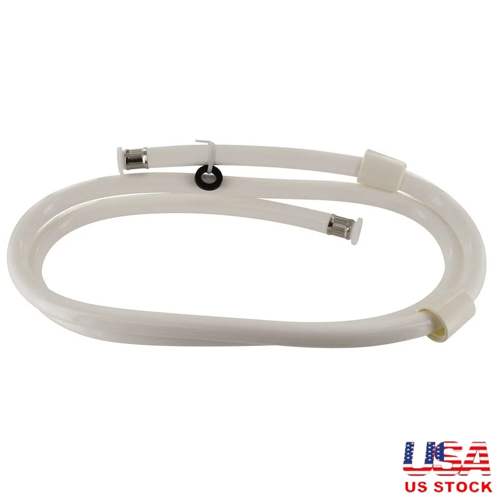 

Регулируемый белый нейлоновый шланг 60-дюймовый прочный водяной шланг для садоводства на открытом воздухе PF276022 Гибкая легкая трубка