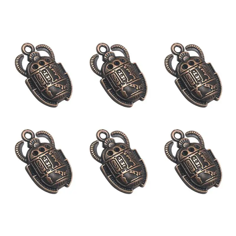 Jewelry Pendant Charm Charms Egyptian Necklace Scarab Diy Egypt Rebirth Making Beetle Findings Tiny Sculpture Hieroglyphics