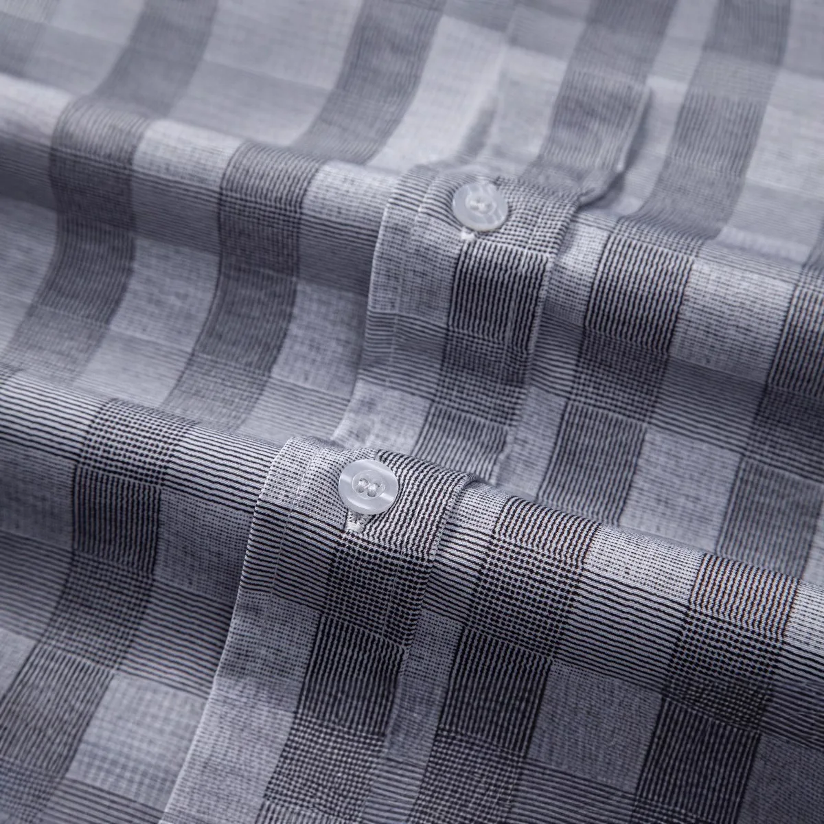 

Летняя мужская повседневная одежда в клетку ort Sve irt Loose Fit Regular с тонким откидным воротником для других сценариев