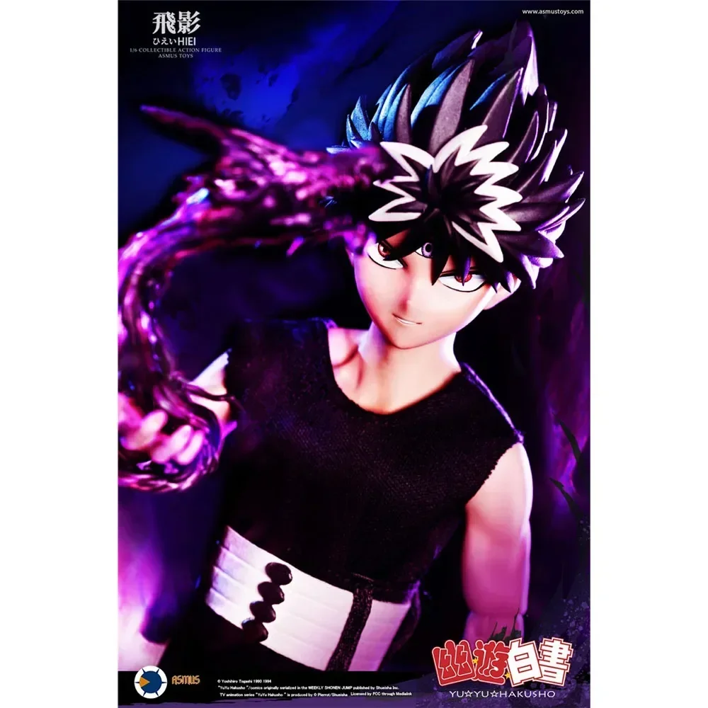 Original Asmus Toys YuYu Hakusho Hiei Action Figure 1/6 HIEI YUYU001 Collectible Model Dolls Statuette Ornament Gift Toys