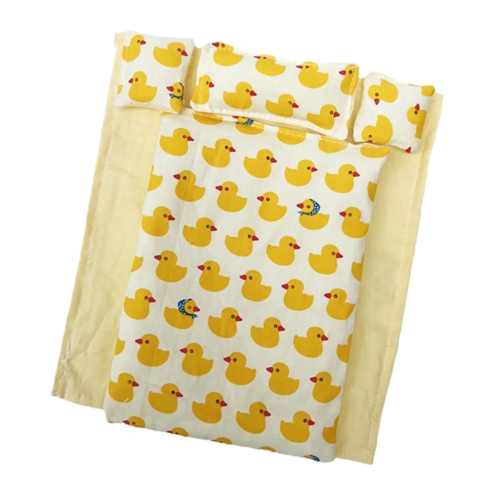 1:12 Dollhouse Miniature Bedding Dollhouse Accessories Decorative with Bed Sheet