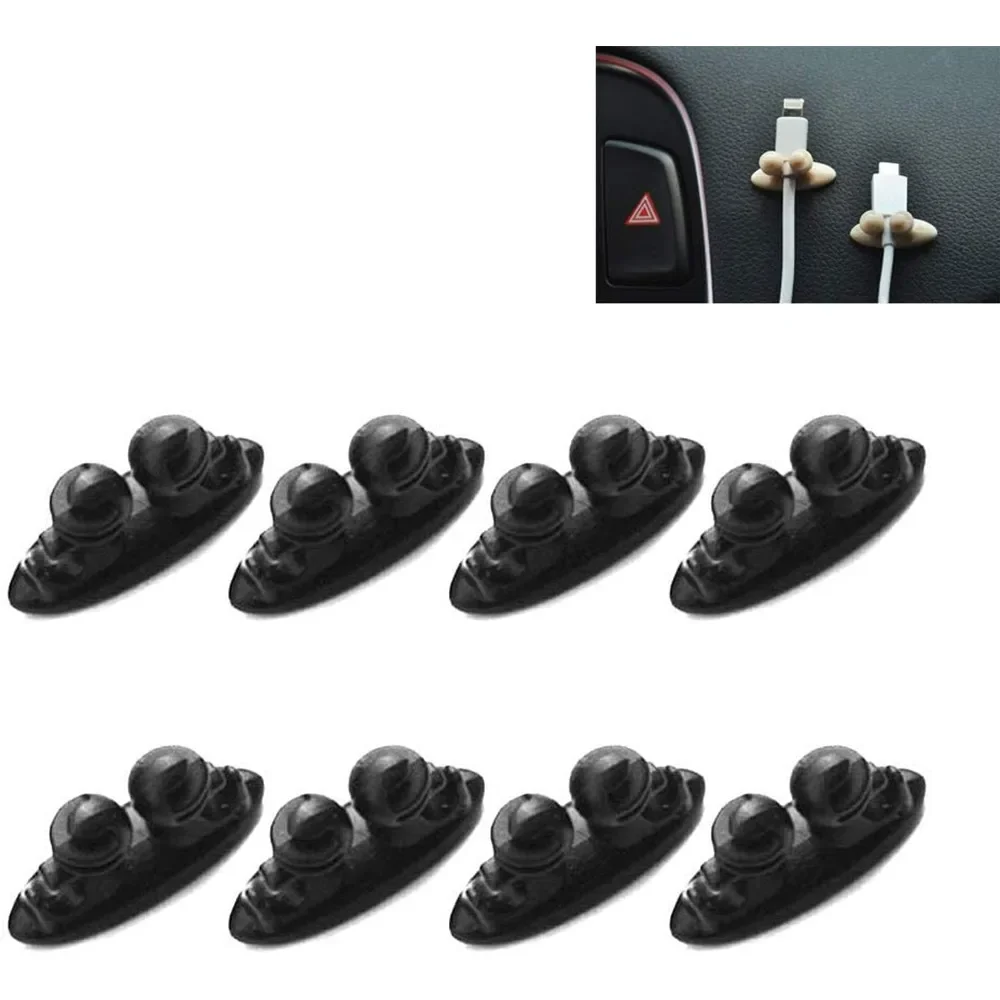 Car Accessories Interior 16 PCS Mini Adhesive Car Products Charger Line Clasp Clamp Headphone/USB Cable Car Clip Automobile