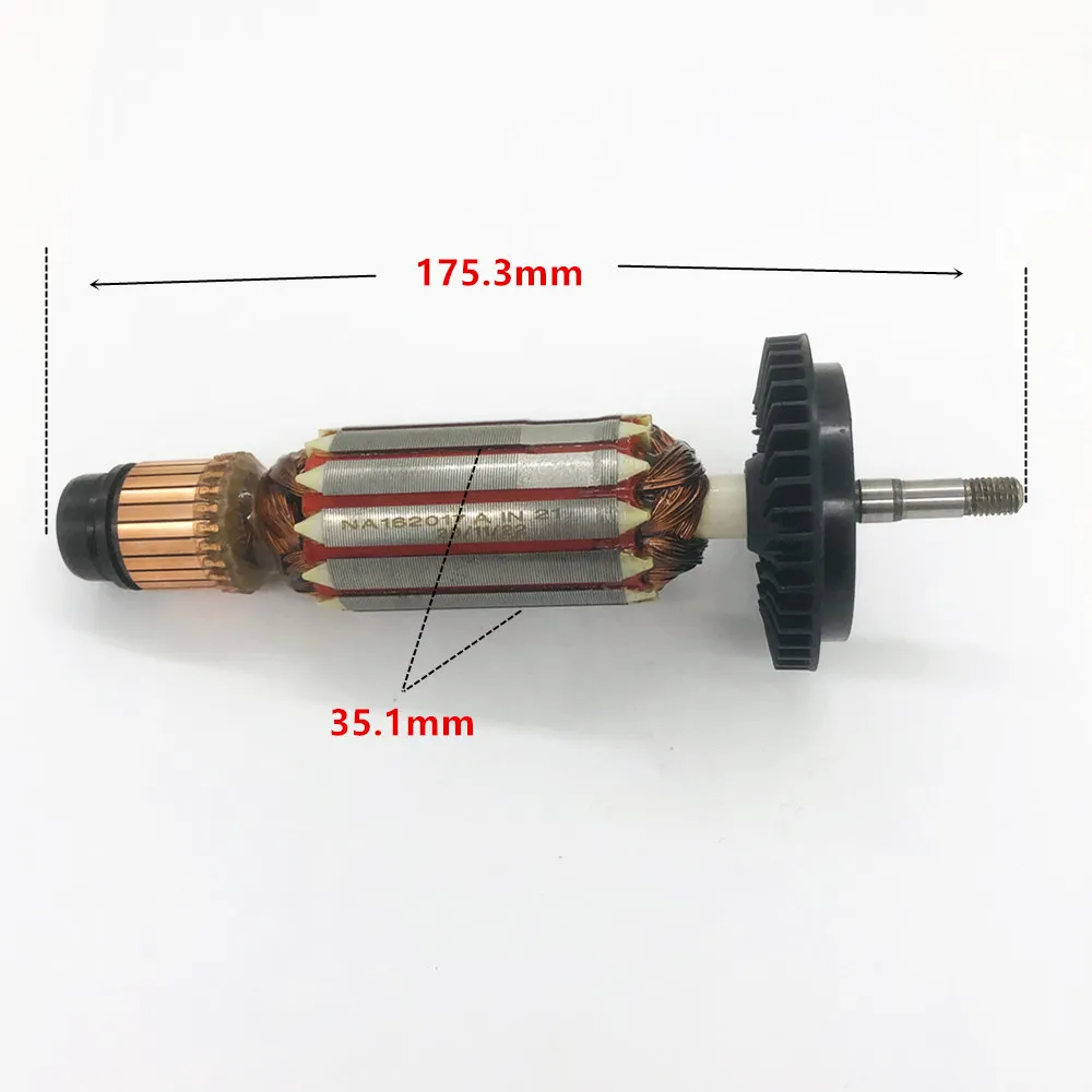 Imagem -02 - Rotor Substitua para Dewalt 220230v Dwe8310s Dwe8300s Dwe4217 Dwe4202 Dwe4203 Dwe4206 Dwe4207 Dwe4204 Dwe4205 o