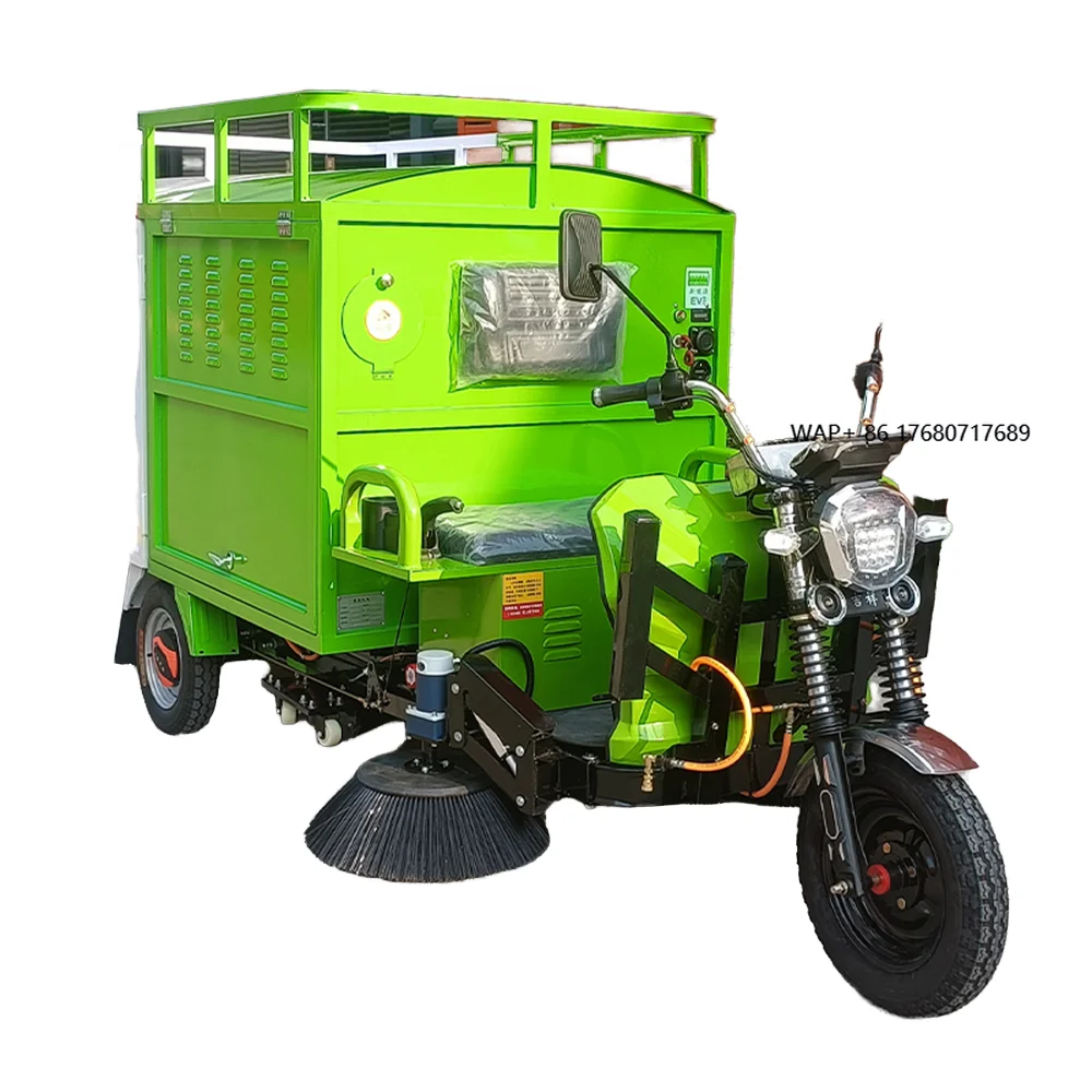 Purely Electric Leaf Collection Vehicles with 60V1500W Motor 40km Range 700L Capacity