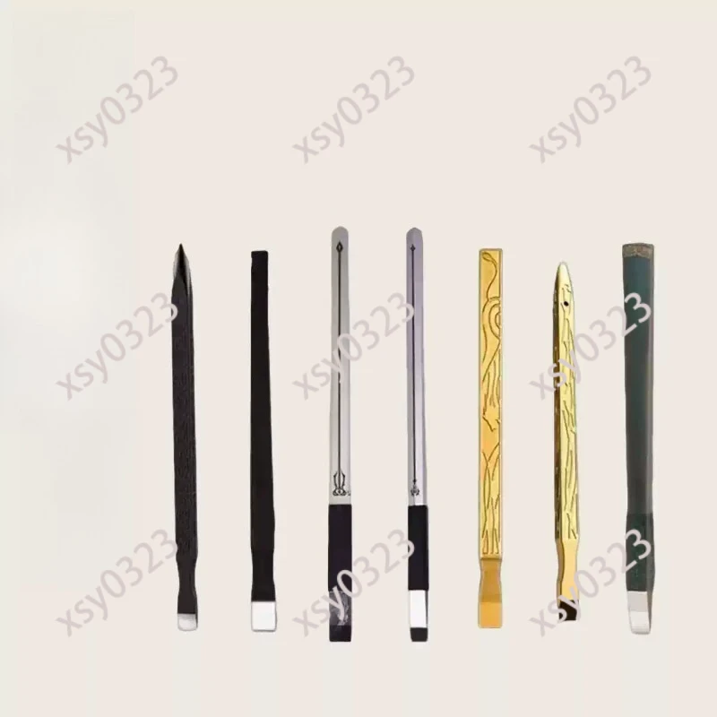 

Alloy Titanium Plated Carving Knife, Professional Engraving Tool for Stone Seal and Organic Glass