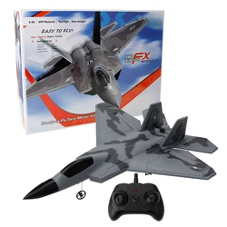 Samolot zdalnie sterowany Fx622 zdalnie sterowany rc f22 raptor samolot piankowy szybowiec ze stałym skrzydłem samoloty myśliwskie Model helikopter Rc zabawki dla dzieci rtf