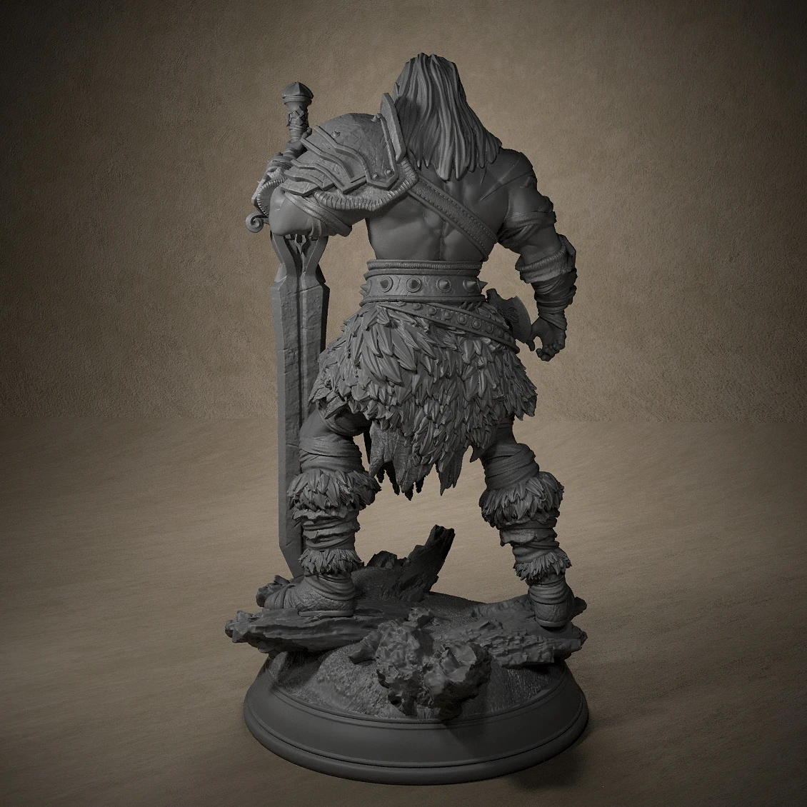 Oovur Miniature Models Dungeons and Dragons 3D Printing Resin Unpainted Tabletop Miniatures Suitable for Pathfinder