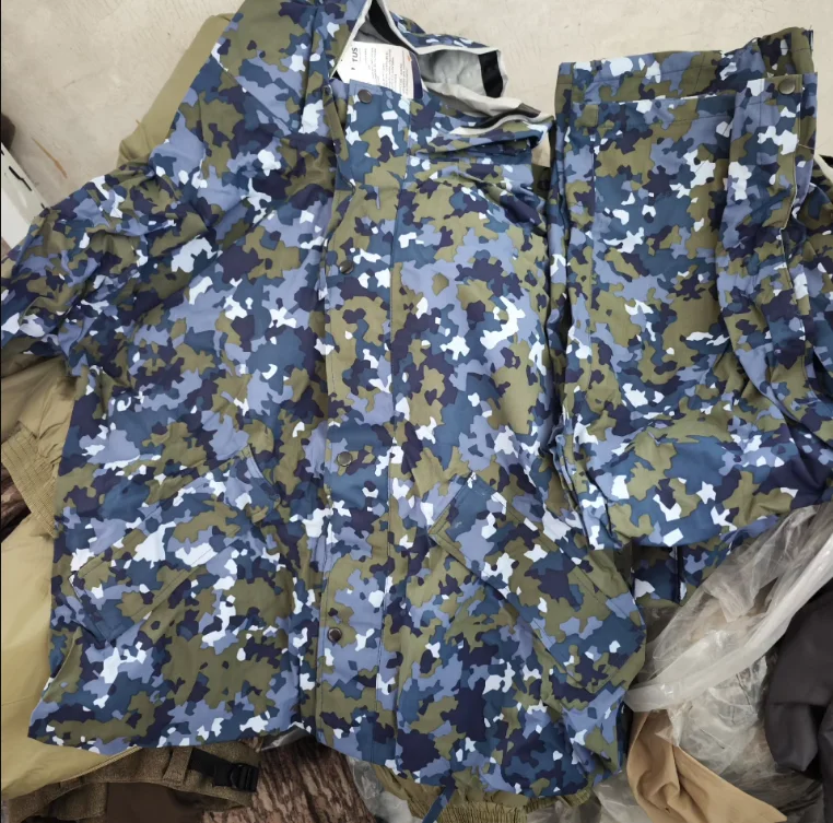 

Румынская камуфляжная униформа, мужская синяя уличная куртка, брюки с курткой