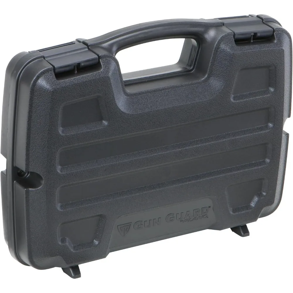 

Gun Guard SE Series Single Scoped Pistol Case with Padlock Tabs and Protective Foam Padding, Black, Hard Pistol Case with Steel Hinge Pins