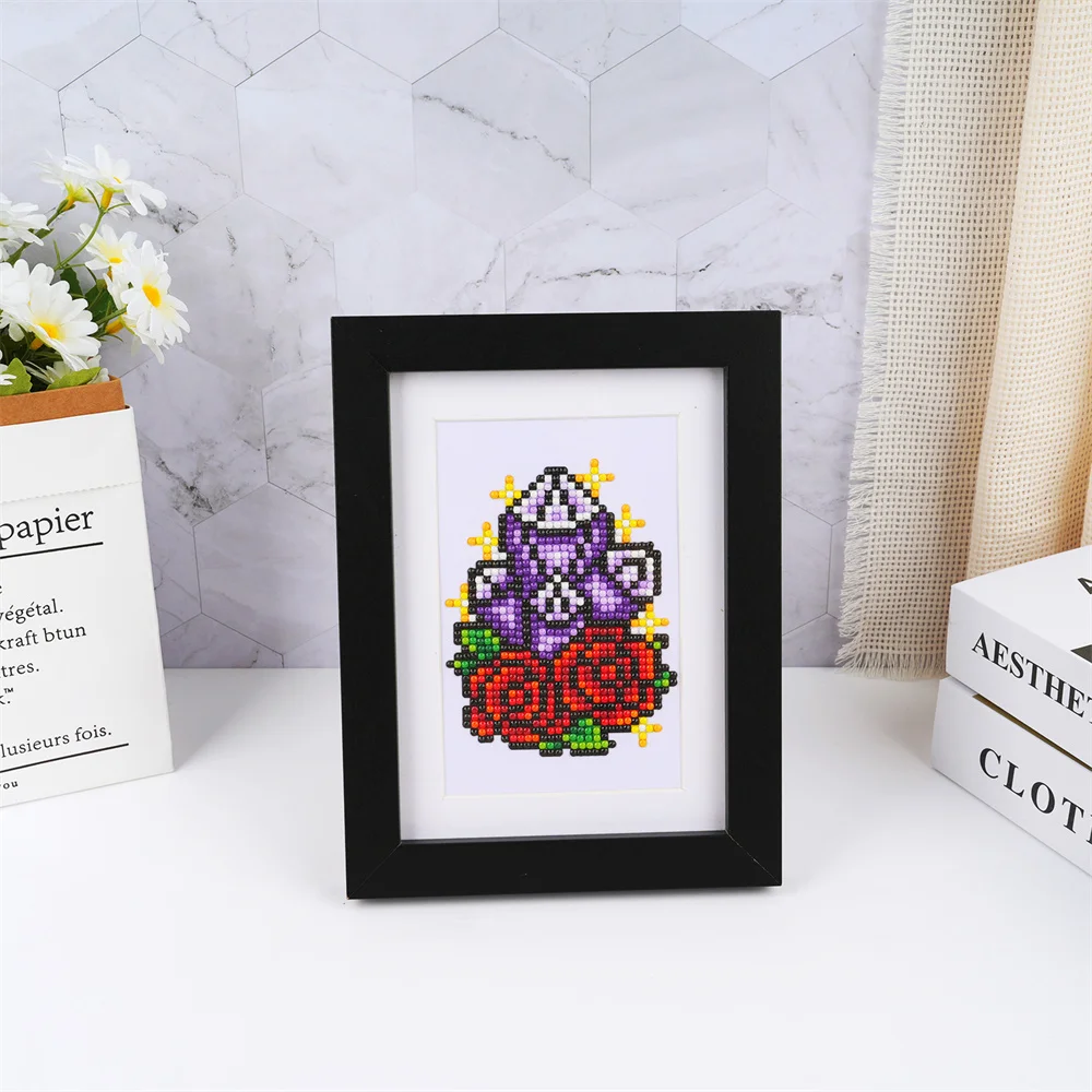 Momoart Castle Diamond Painting Cartoon Witch Handmade Holiday Gift DIY Diamond Mosaic Abstract Handmade Gift