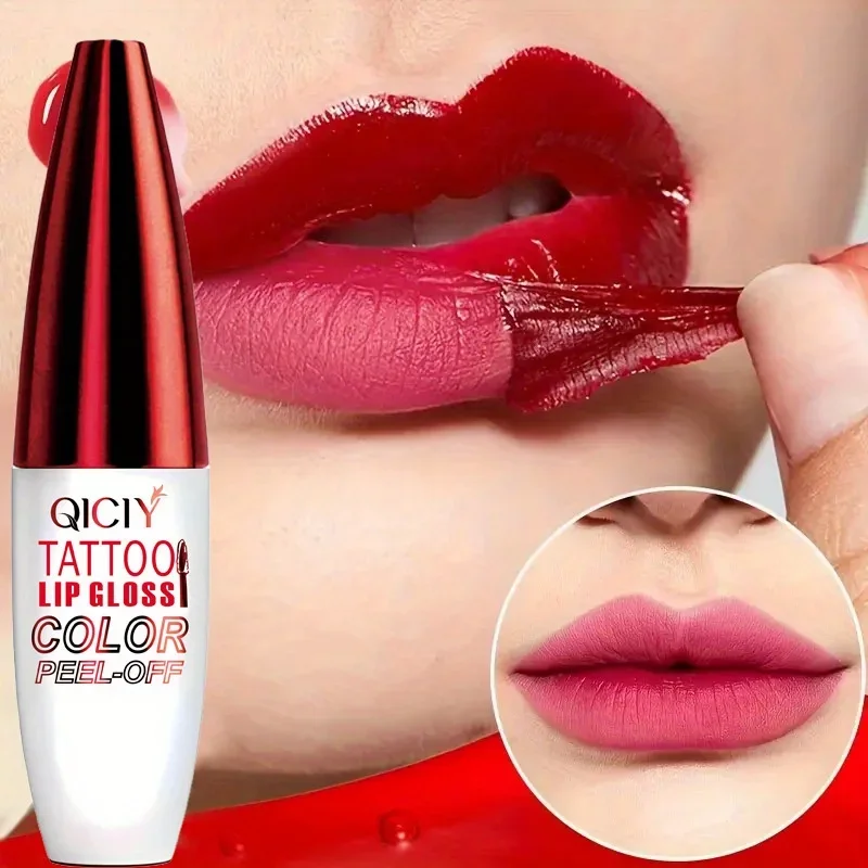 Matte Peel Off Liquid Lipstick Waterproof Longlasting Natural Lip Gloss Makeup Tattoo Non-stick Cup Moisturizing Makeup